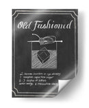 Cócteles De Pizarra I - Grace Popp | Cuadro decorativo de Canvas Lab