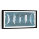 Plumas En Dusty Teal I - Grace Popp | Cuadro decorativo de Canvas Lab