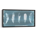 Plumas En Dusty Teal I - Grace Popp | Cuadro decorativo de Canvas Lab