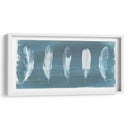 Plumas En Dusty Teal I - Grace Popp | Cuadro decorativo de Canvas Lab