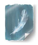 Plumas En Dusty Teal V - Grace Popp | Cuadro decorativo de Canvas Lab
