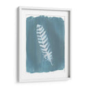 Plumas En Dusty Teal Viii - Grace Popp | Cuadro decorativo de Canvas Lab