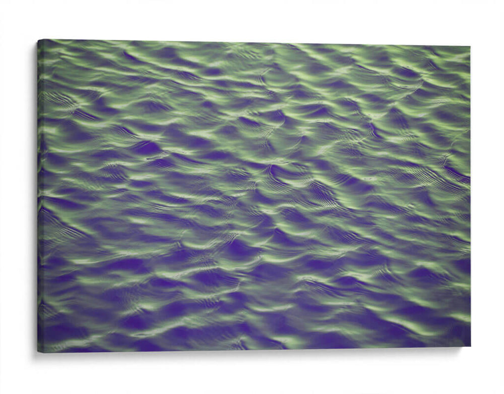 Oleaje morado con verde | Cuadro decorativo de Canvas Lab