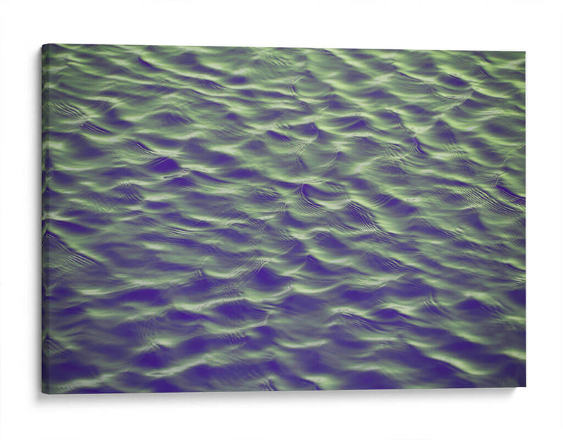 Oleaje morado con verde | Cuadro decorativo de Canvas Lab
