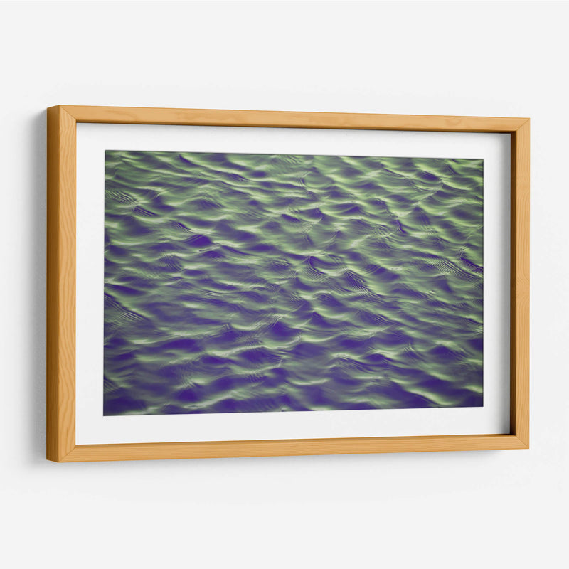 Oleaje morado con verde | Cuadro decorativo de Canvas Lab