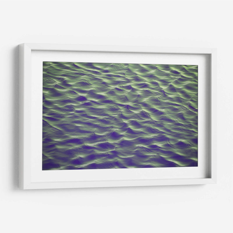 Oleaje morado con verde | Cuadro decorativo de Canvas Lab