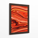 Ondas rojas | Cuadro decorativo de Canvas Lab