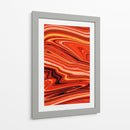 Ondas rojas | Cuadro decorativo de Canvas Lab