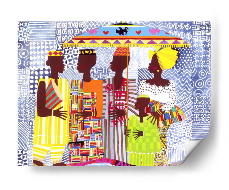 Somos Personas Africanas - Varnette Honeywood | Cuadro decorativo de Canvas Lab