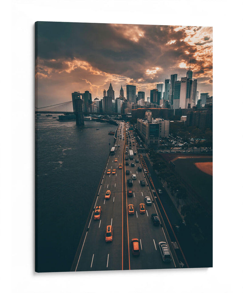 Postal de Nueva York | Cuadro decorativo de Canvas Lab