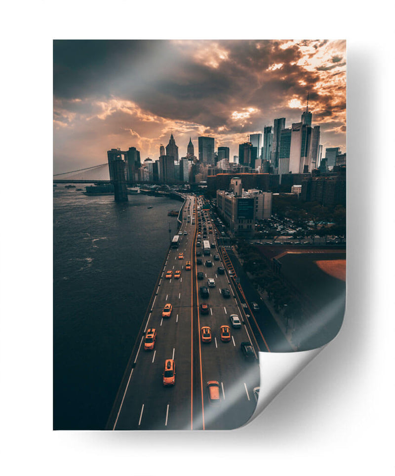 Postal de Nueva York | Cuadro decorativo de Canvas Lab