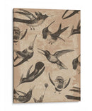 Patrón De Aves I - Jennifer Goldberger | Cuadro decorativo de Canvas Lab