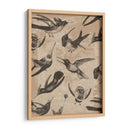 Patrón De Aves I - Jennifer Goldberger | Cuadro decorativo de Canvas Lab