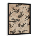 Patrón De Pájaro Ii - Jennifer Goldberger | Cuadro decorativo de Canvas Lab