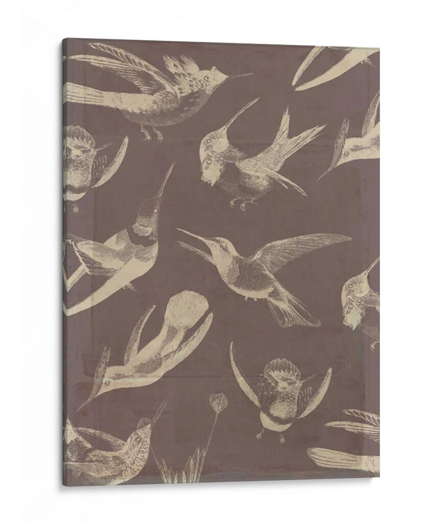 Patrón De Aves Iii - Jennifer Goldberger | Cuadro decorativo de Canvas Lab