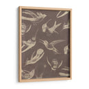 Patrón De Aves Iii - Jennifer Goldberger | Cuadro decorativo de Canvas Lab