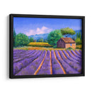 Pintura de campo de lavanda | Cuadro decorativo de Canvas Lab