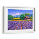 Pintura de campo de lavanda | Cuadro decorativo de Canvas Lab
