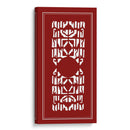 Pantalla Shoji En Cinnabar I - Vision Studio | Cuadro decorativo de Canvas Lab