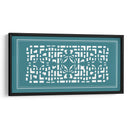 Pantalla Shoji En Teal Iv - Vision Studio | Cuadro decorativo de Canvas Lab