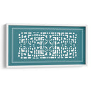 Pantalla Shoji En Teal Iv - Vision Studio | Cuadro decorativo de Canvas Lab