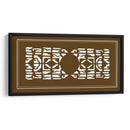 Pantalla Shoji En Marrón I - Vision Studio | Cuadro decorativo de Canvas Lab