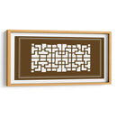 Pantalla Shoji En Brown Iii - Vision Studio | Cuadro decorativo de Canvas Lab