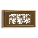 Pantalla Shoji En Brown Iii - Vision Studio | Cuadro decorativo de Canvas Lab