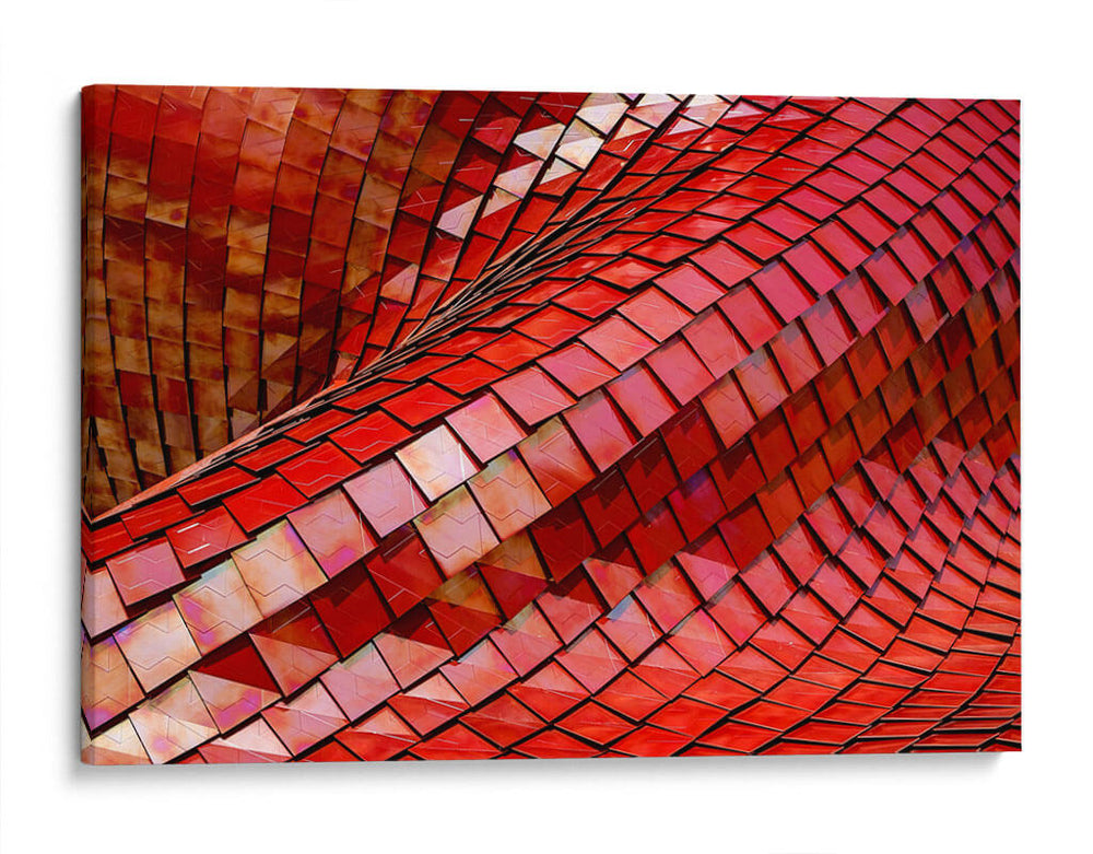 Red tiles | Cuadro decorativo de Canvas Lab