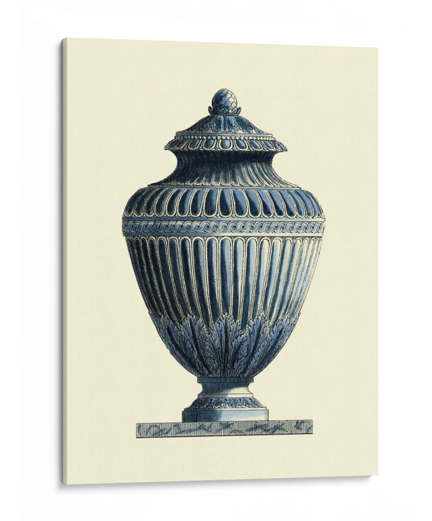 Urna De Porcelana Azul Iii - Vision Studio | Cuadro decorativo de Canvas Lab