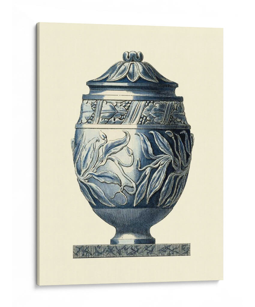 Urna De Porcelana Azul Iv - Vision Studio | Cuadro decorativo de Canvas Lab