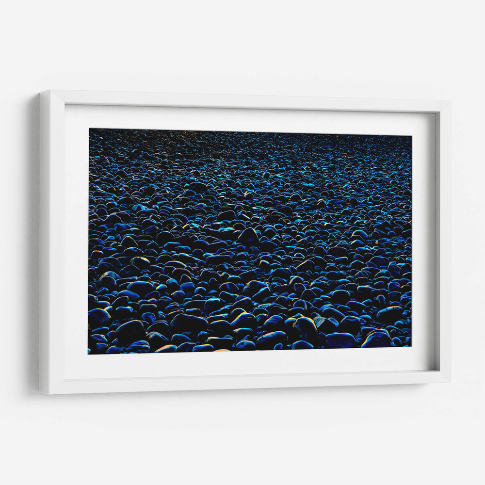 Reflejo azul sobre piedras | Cuadro decorativo de Canvas Lab