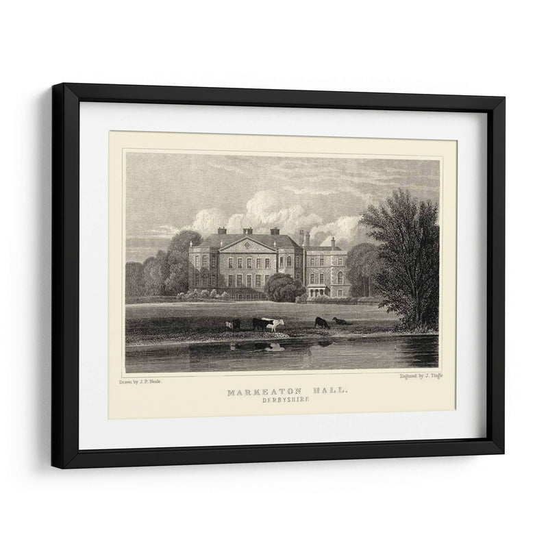 Markeaton Hall - J.P. Neale | Cuadro decorativo de Canvas Lab