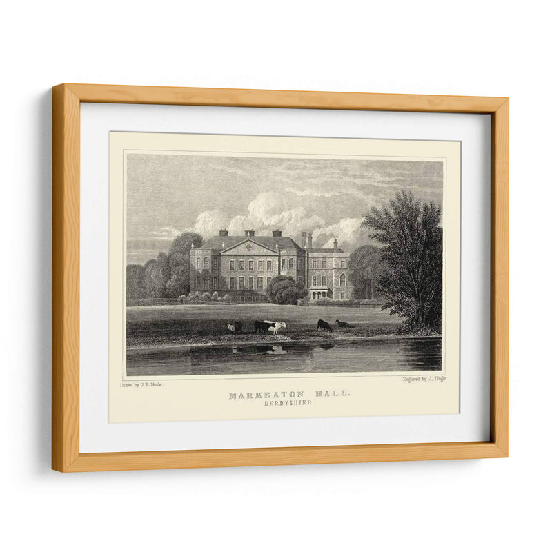 Markeaton Hall - J.P. Neale | Cuadro decorativo de Canvas Lab