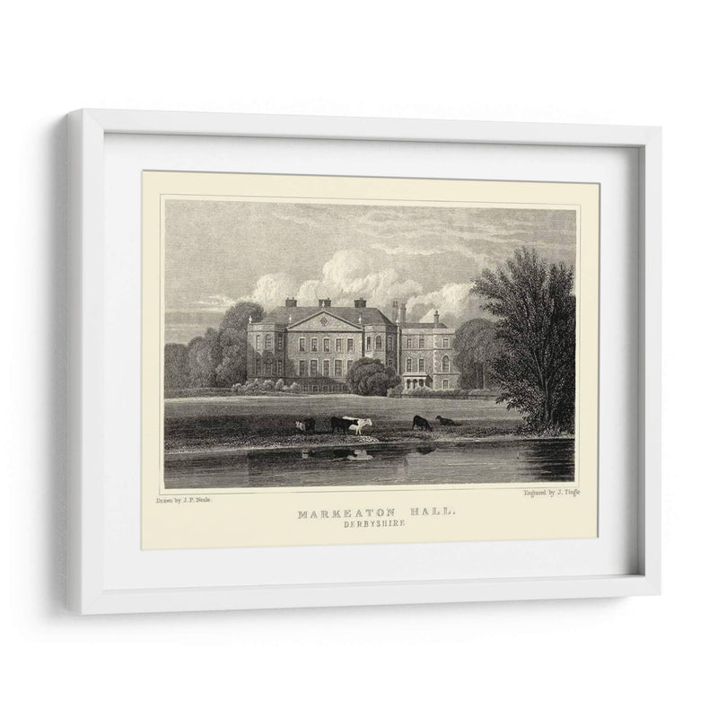 Markeaton Hall - J.P. Neale | Cuadro decorativo de Canvas Lab