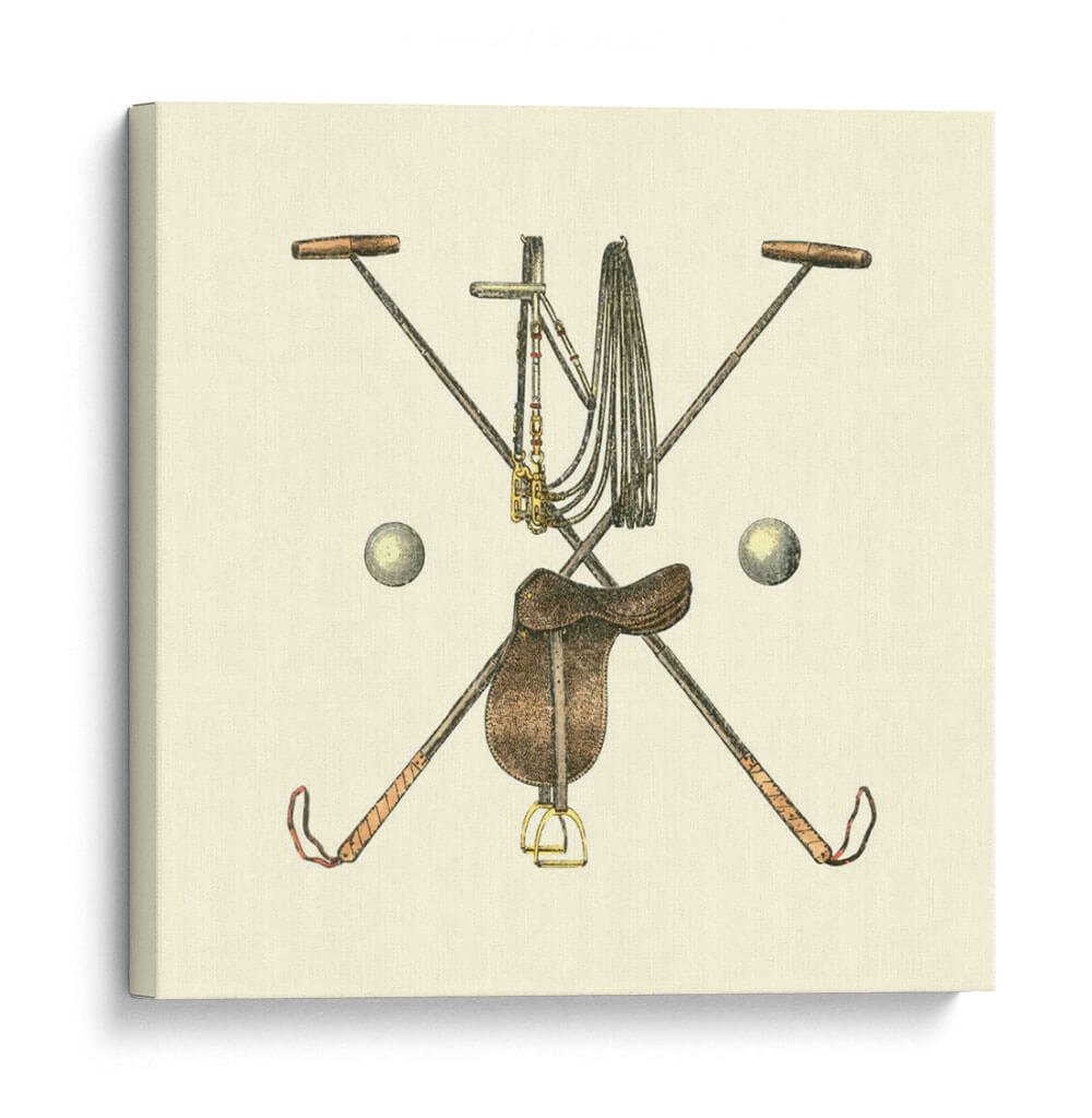 Silla De Polo - Vision Studio | Cuadro decorativo de Canvas Lab