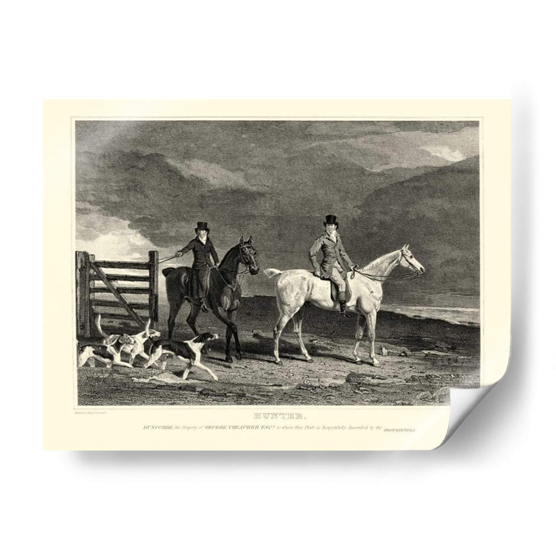 Cazador - John Scott | Cuadro decorativo de Canvas Lab