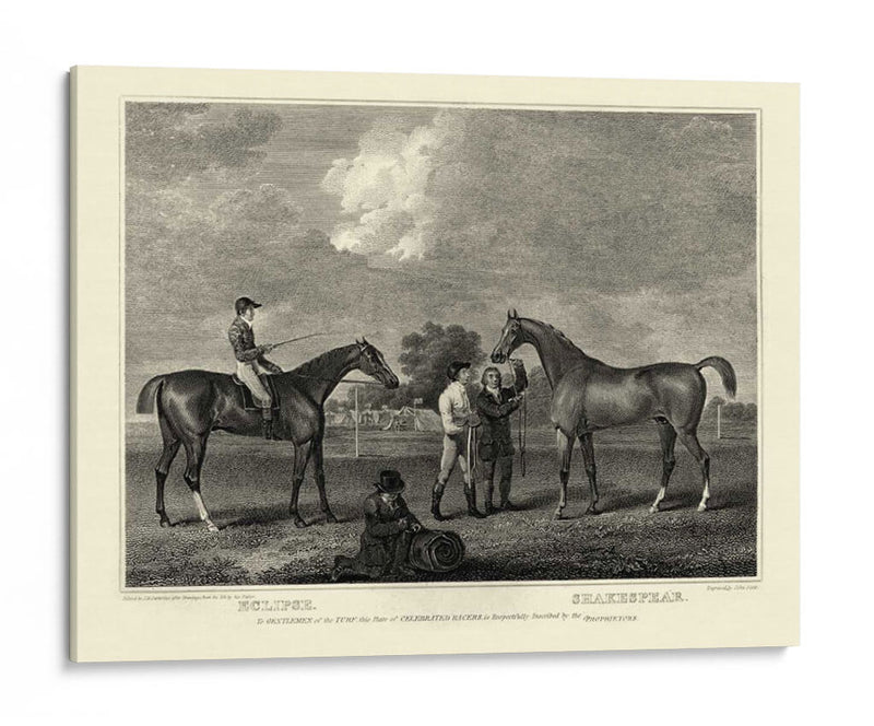 Eclipse Y Shakespeare - John Scott | Cuadro decorativo de Canvas Lab