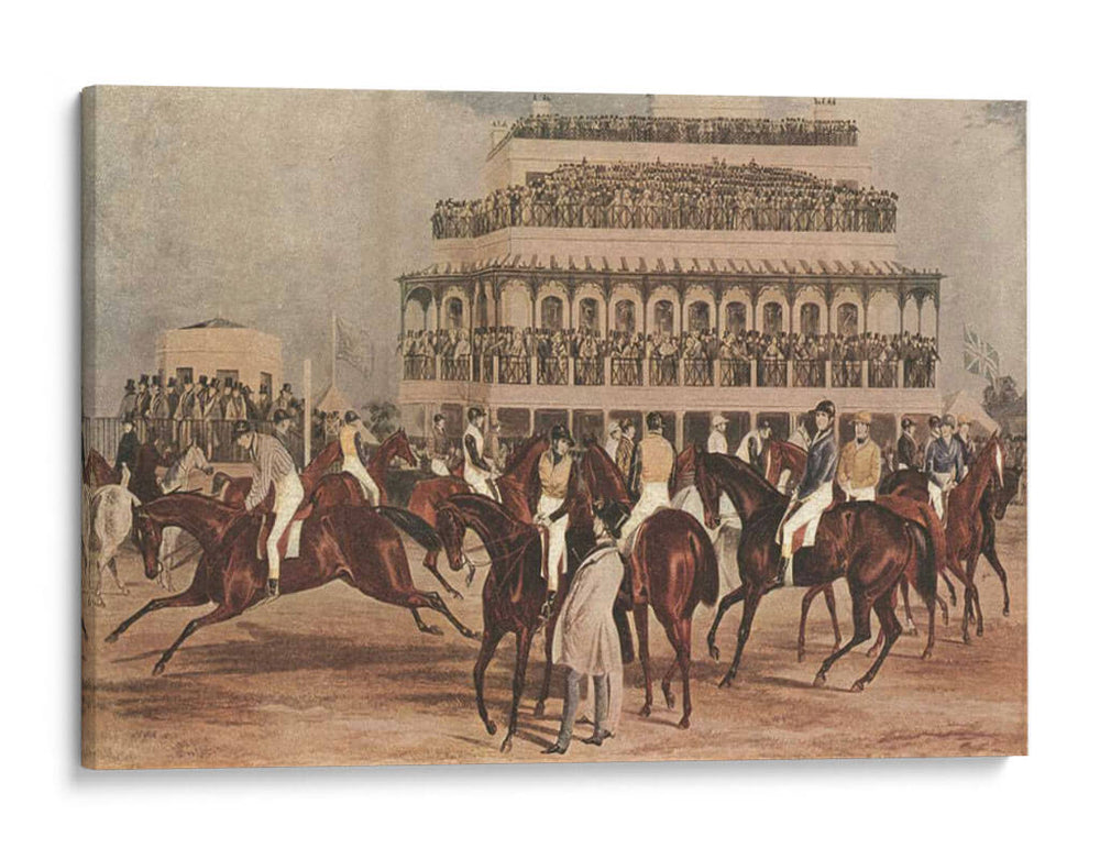 El Grand Steeple Chase I - F.C. Turner | Cuadro decorativo de Canvas Lab