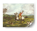 La Caza Inglesa Vi - Alken Henry | Cuadro decorativo de Canvas Lab