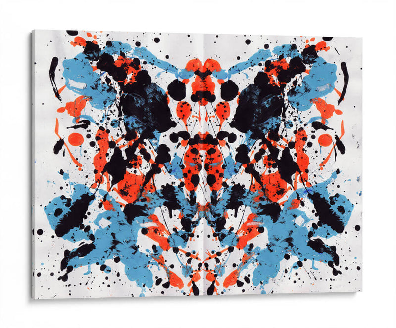 Rorschach rojiazul | Cuadro decorativo de Canvas Lab