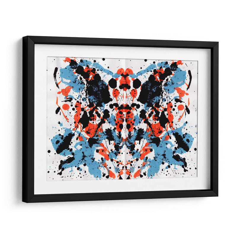 Rorschach rojiazul | Cuadro decorativo de Canvas Lab