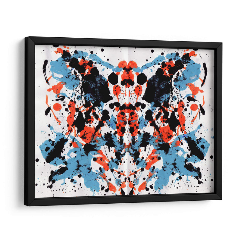 Rorschach rojiazul | Cuadro decorativo de Canvas Lab