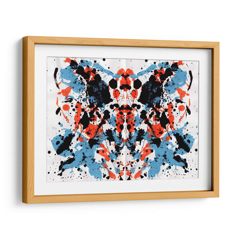 Rorschach rojiazul | Cuadro decorativo de Canvas Lab