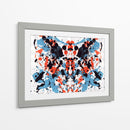 Rorschach rojiazul | Cuadro decorativo de Canvas Lab