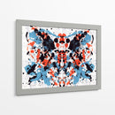 Rorschach rojiazul | Cuadro decorativo de Canvas Lab