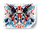 Rorschach rojiazul | Cuadro decorativo de Canvas Lab