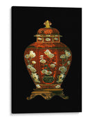 Jarrón De Porcelana Roja I | Cuadro decorativo de Canvas Lab