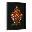 Jarrón De Porcelana Roja I | Cuadro decorativo de Canvas Lab