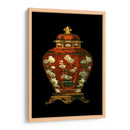 Jarrón De Porcelana Roja I | Cuadro decorativo de Canvas Lab